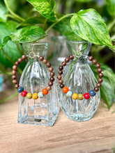 Load image into Gallery viewer, Fall Festival (ceramic and wood hoops)