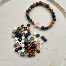 Load image into Gallery viewer, DIY Sea of Galilee Stretch Bracelet Kit (2 bracelets)