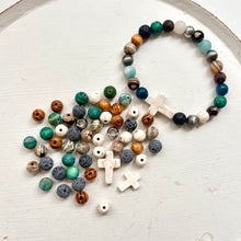 Load image into Gallery viewer, DIY Hills & Valleys Stretch Bracelet Kit (2 bracelets)