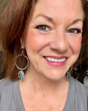 Load image into Gallery viewer, DIY Seaglass beaded hoop earring kit