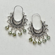 Load image into Gallery viewer, DIY Sage Sparkle Chandelier Earring Kit
