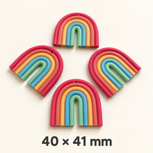 Load image into Gallery viewer, Clay Rainbow Pendants
