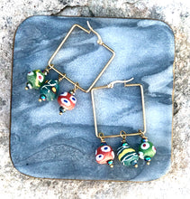 Load image into Gallery viewer, Square Stainless Steel Hoops
