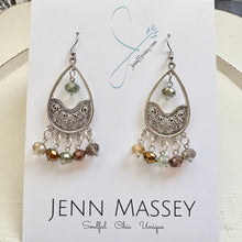 Load image into Gallery viewer, DIY Silver Charm Chandelier Earring Kit
