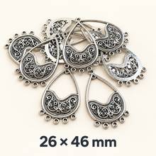 Load image into Gallery viewer, Filigree Chandelier Teardrop Component
