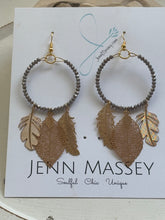 Load image into Gallery viewer, Laser Etched Leaf Charms

