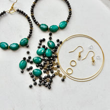 Load image into Gallery viewer, DIY Midnight Rodeo Beaded Hoop Earring Kit

