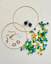 Load image into Gallery viewer, DIY Lagoon Breeze Beaded Hoop Earring Kit
