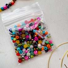 Load image into Gallery viewer, DIY Sunshine &amp; Happiness Beaded Hoop Earring Kit ☀️🤗
