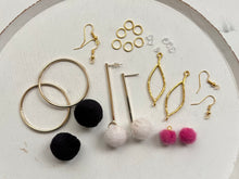 Load image into Gallery viewer, DIY Mix and Match Pom-Poms Earring Kit
