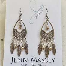 Load image into Gallery viewer, DIY Silver Charm Chandelier Earring Kit
