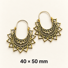 Load image into Gallery viewer, Tibetan Flower Earrings (3 pair bundle)
