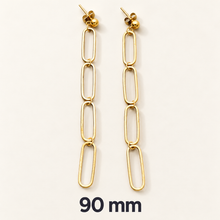 Load image into Gallery viewer, Paperclip Chain Earrings
